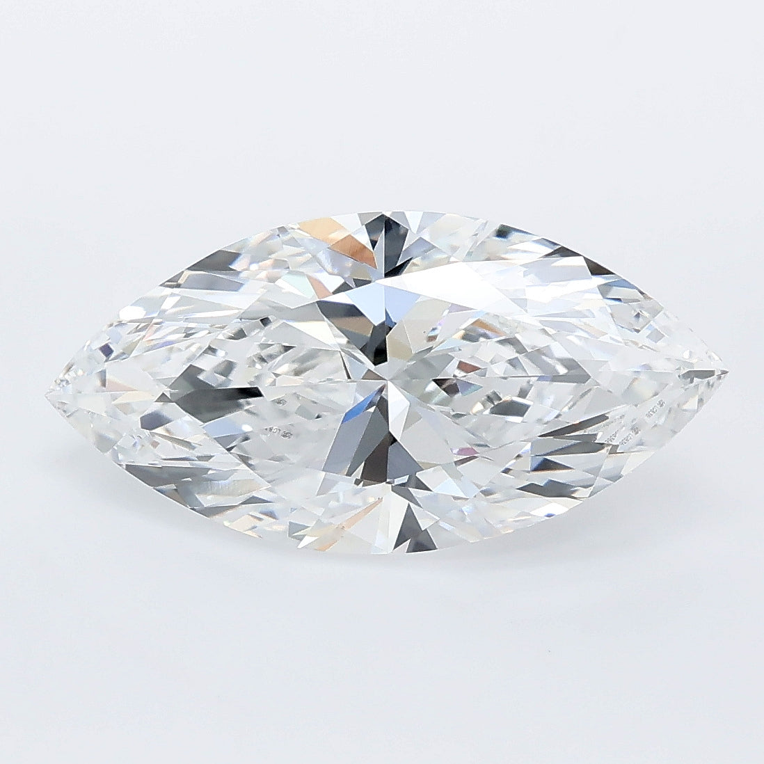 3.49 carat marquise lab grown diamond D color VVS2 clarity