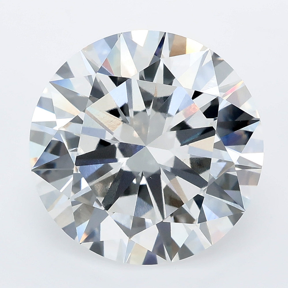 8.03 carat round lab grown diamond E color VVS2 clarity