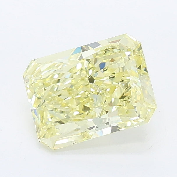 1.22 carat fancy intense yellow radiant lab grown diamond VS1 clarity