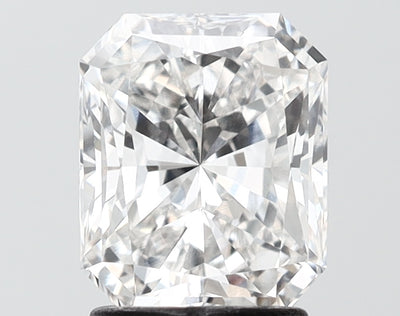 2.09 carat radiant lab grown diamond F color VVS2 clarity