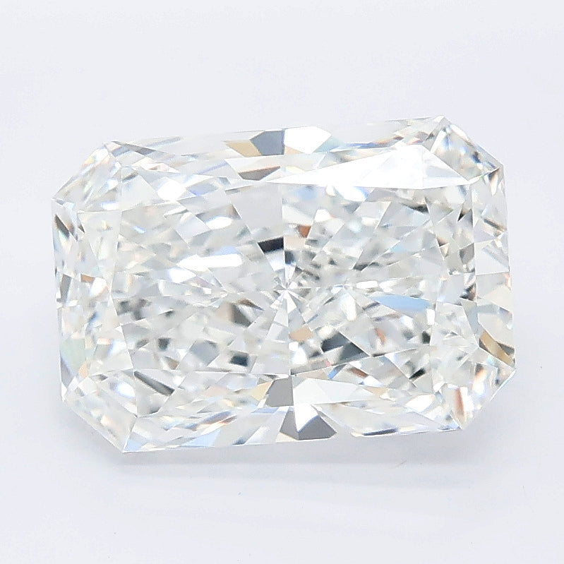 3.09 carat radiant lab grown diamond D color VVS2 clarity