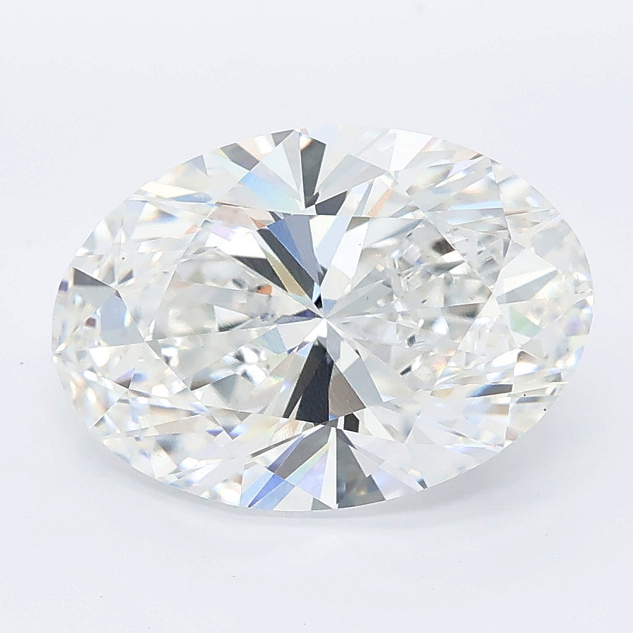 4.03 carat oval lab grown diamond D color VS1 clarity