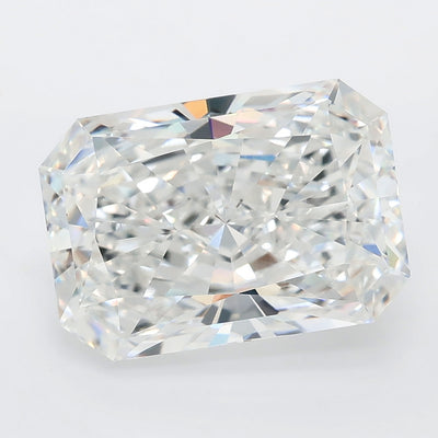 6.03 carat radiant lab grown diamond E color VVS2 clarity