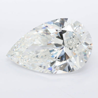 12.08 carat pear lab grown diamond E color VVS2 clarity