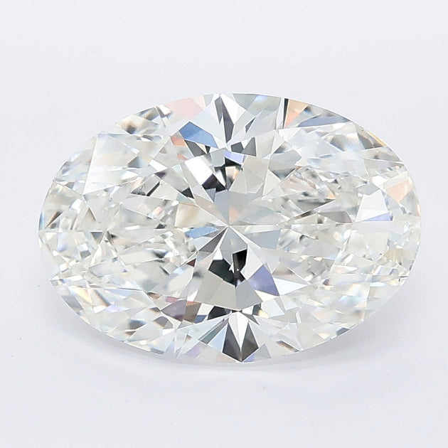 3.06 carat oval lab grown diamond E color VVS2 clarity
