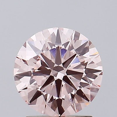 1.73 carat fancy intense pink round lab grown diamond VS2 clarity