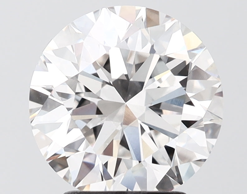 3.01 carat round lab grown diamond G color VVS2 clarity