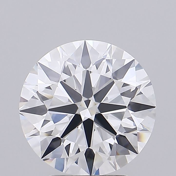 5.02 carat round lab grown diamond F color VVS2 clarity