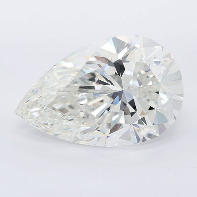 7.00 carat pear lab grown diamond F color VVS2 clarity