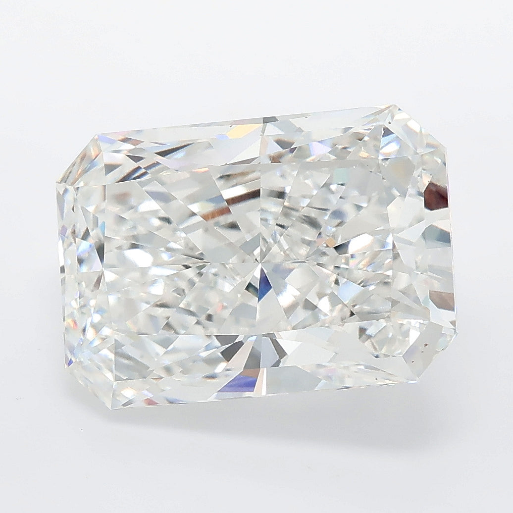 6.01 carat radiant lab grown diamond E color VVS2 clarity