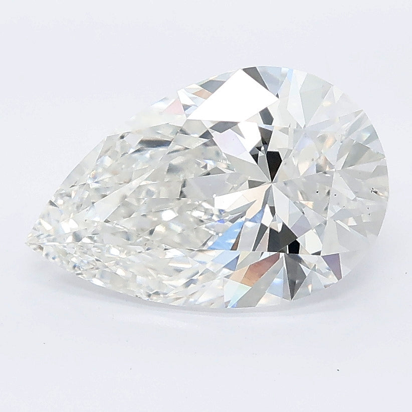 2.53 carat pear lab grown diamond E color VS1 clarity