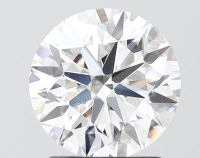 1.92 carat round lab grown diamond D color VS1 clarity