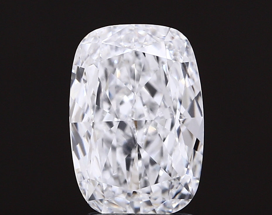 3.01 carat cushion lab grown diamond D color VVS2 clarity