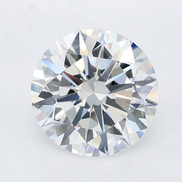 4.99 carat round lab grown diamond F color VVS2 clarity