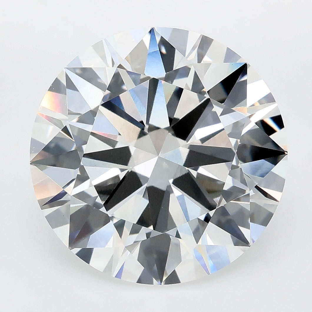10.10 carat round lab grown diamond F color VVS2 clarity
