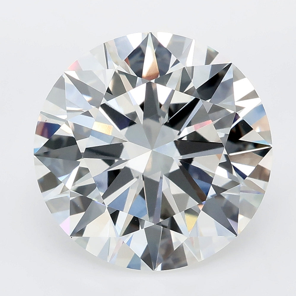 8.02 carat round lab grown diamond E color VS1 clarity