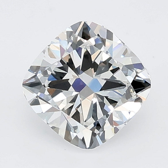 1.26 carat cushion lab grown diamond D color VVS2 clarity