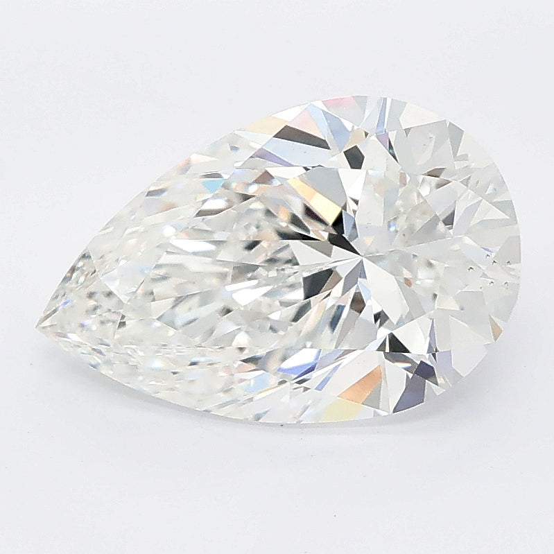 2.51 carat pear lab grown diamond E color VS1 clarity