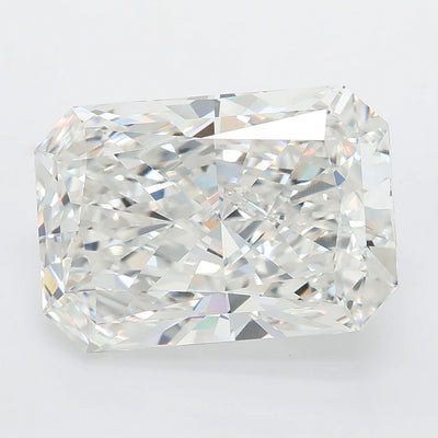 7.09 carat radiant lab grown diamond F color VS1 clarity