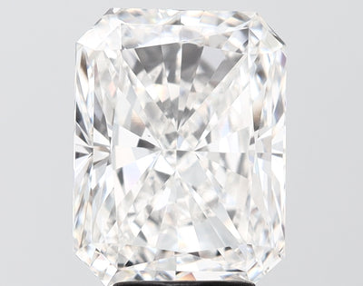 5.06 carat radiant lab grown diamond F color VS1 clarity