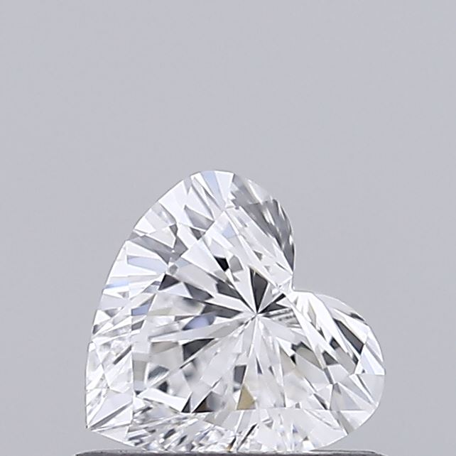 0.51 carat heart lab grown diamond D color VS1 clarity