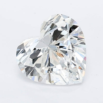 1.08 carat heart lab grown diamond E color VVS1 clarity