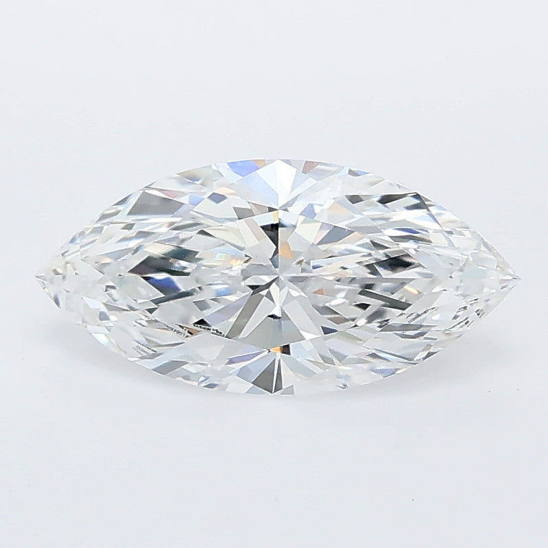 1.22 carat marquise lab grown diamond E color VVS2 clarity