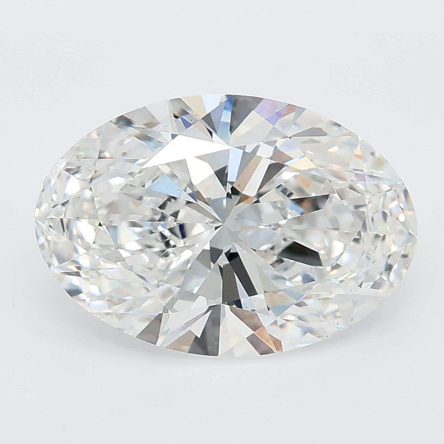 3.60 carat oval lab grown diamond E color VS1 clarity