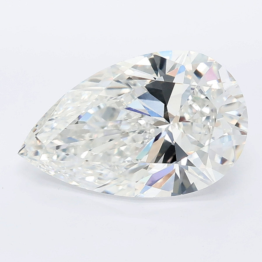 3.01 carat pear lab grown diamond E color VVS2 clarity