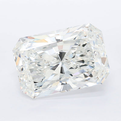 6.79 carat radiant lab grown diamond F color VVS2 clarity