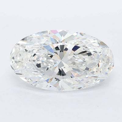 2.53 carat moval lab grown diamond D color VS1 clarity