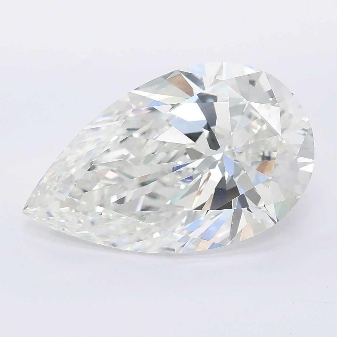 6.00 carat pear lab grown diamond E color VVS2 clarity