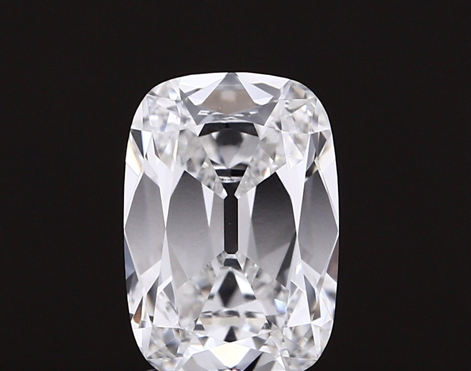 2.07 carat cushion lab grown diamond F color VVS1 clarity