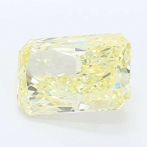 1.29 carat fancy intense yellow radiant lab grown diamond VVS2 clarity