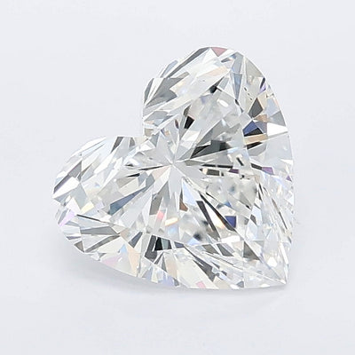 1.07 carat heart lab grown diamond D color VVS2 clarity