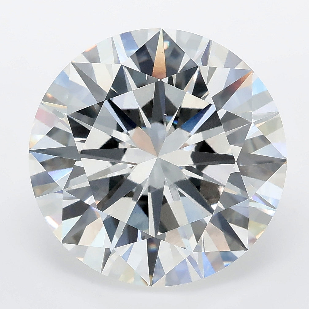 9.04 carat round lab grown diamond F color VVS2 clarity