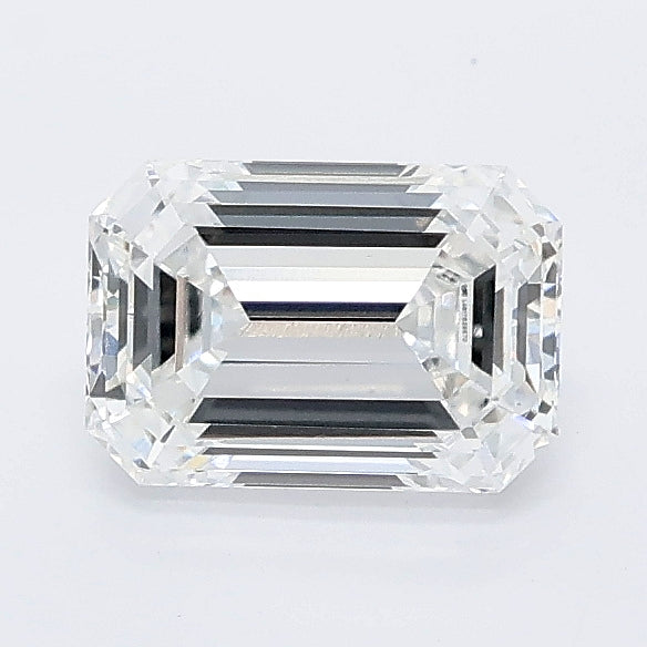 1.03 carat emerald lab grown diamond D color VVS2 clarity