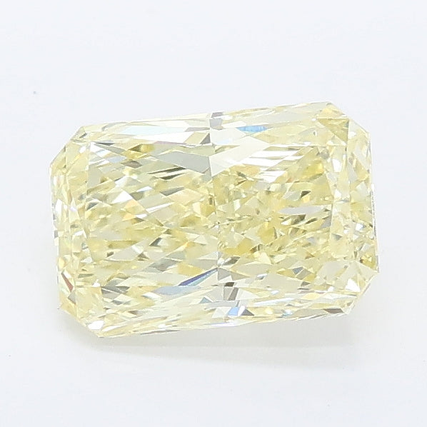 1.17 carat fancy yellow radiant lab grown diamond VVS2 clarity