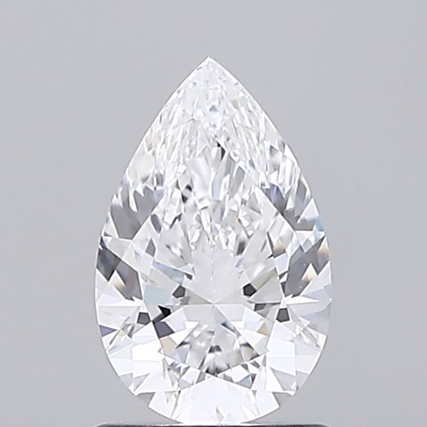 0.62 carat pear lab grown diamond D color VS1 clarity