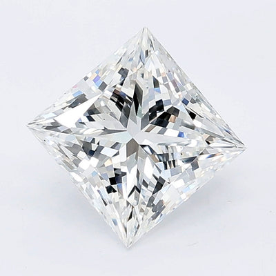 1.56 carat princess lab grown diamond D color VS1 clarity