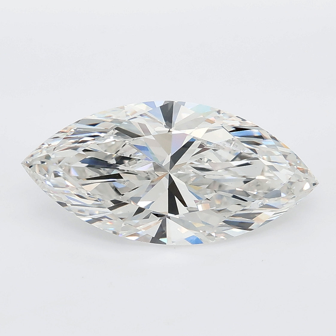 3.52 carat marquise lab grown diamond F color VVS2 clarity