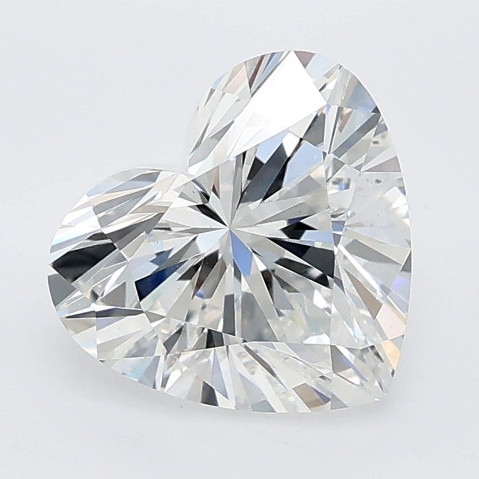 2.29 carat heart lab grown diamond E color VS1 clarity
