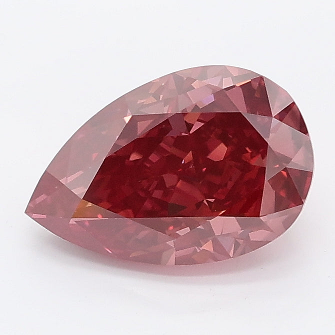 1.81 carat fancy pink pear lab grown diamond VS1 clarity