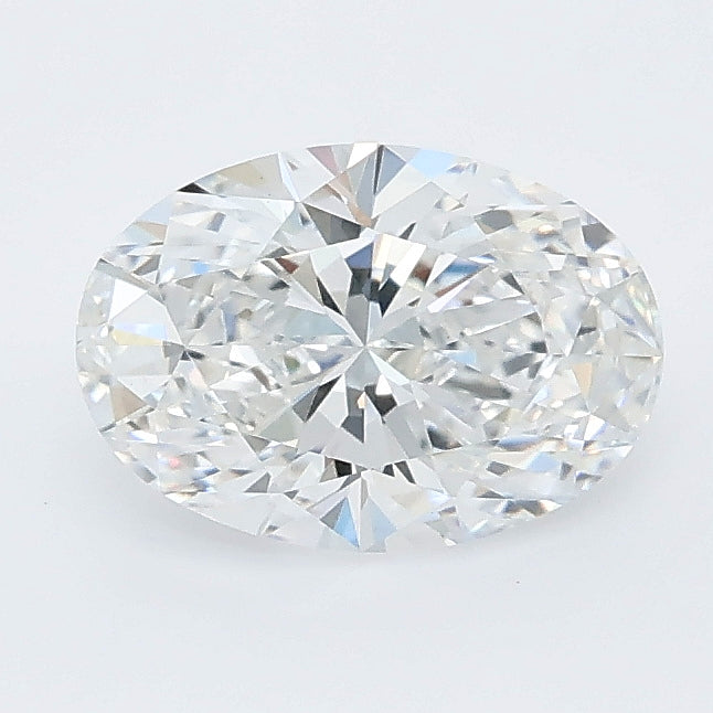 1.25 carat oval lab grown diamond D color VS1 clarity