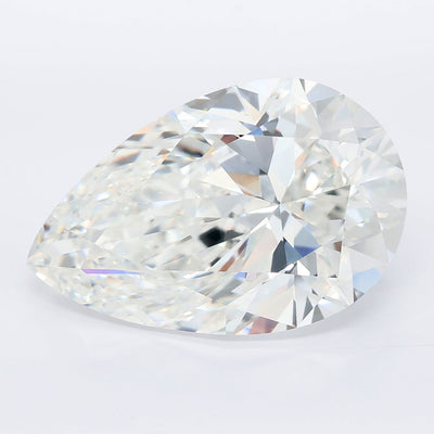 12.03 carat pear lab grown diamond F color VVS2 clarity