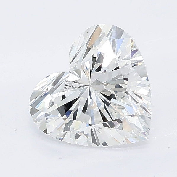 1.06 carat heart lab grown diamond E color VS1 clarity