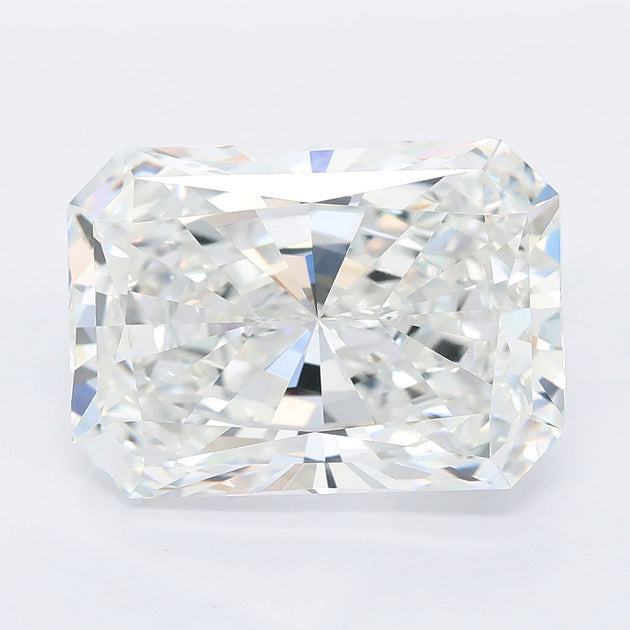 7.07 carat radiant lab grown diamond E color VVS2 clarity