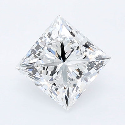 1.03 carat princess lab grown diamond D color VVS2 clarity