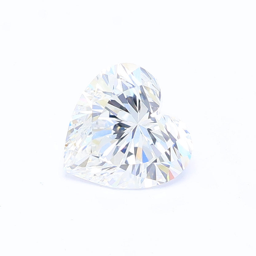 0.96 carat heart lab grown diamond D color VS1 clarity