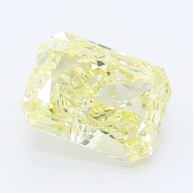 1.42 carat fancy intense yellow radiant lab grown diamond VVS2 clarity